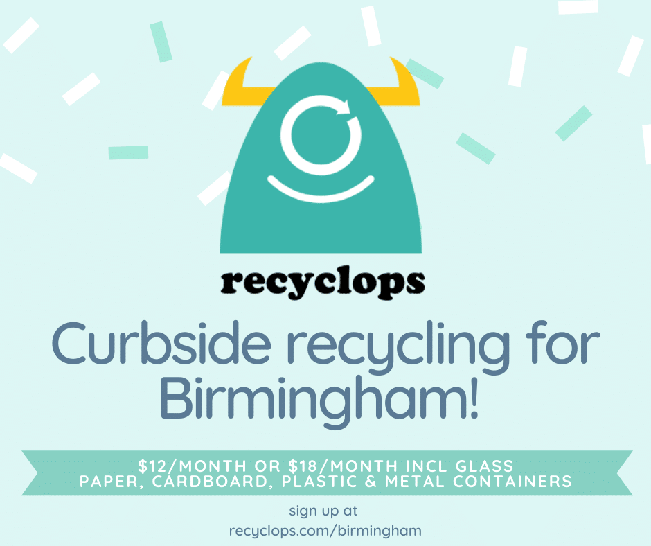 Recycling in Birmingham, AL 35203 & 35243 Recyclops