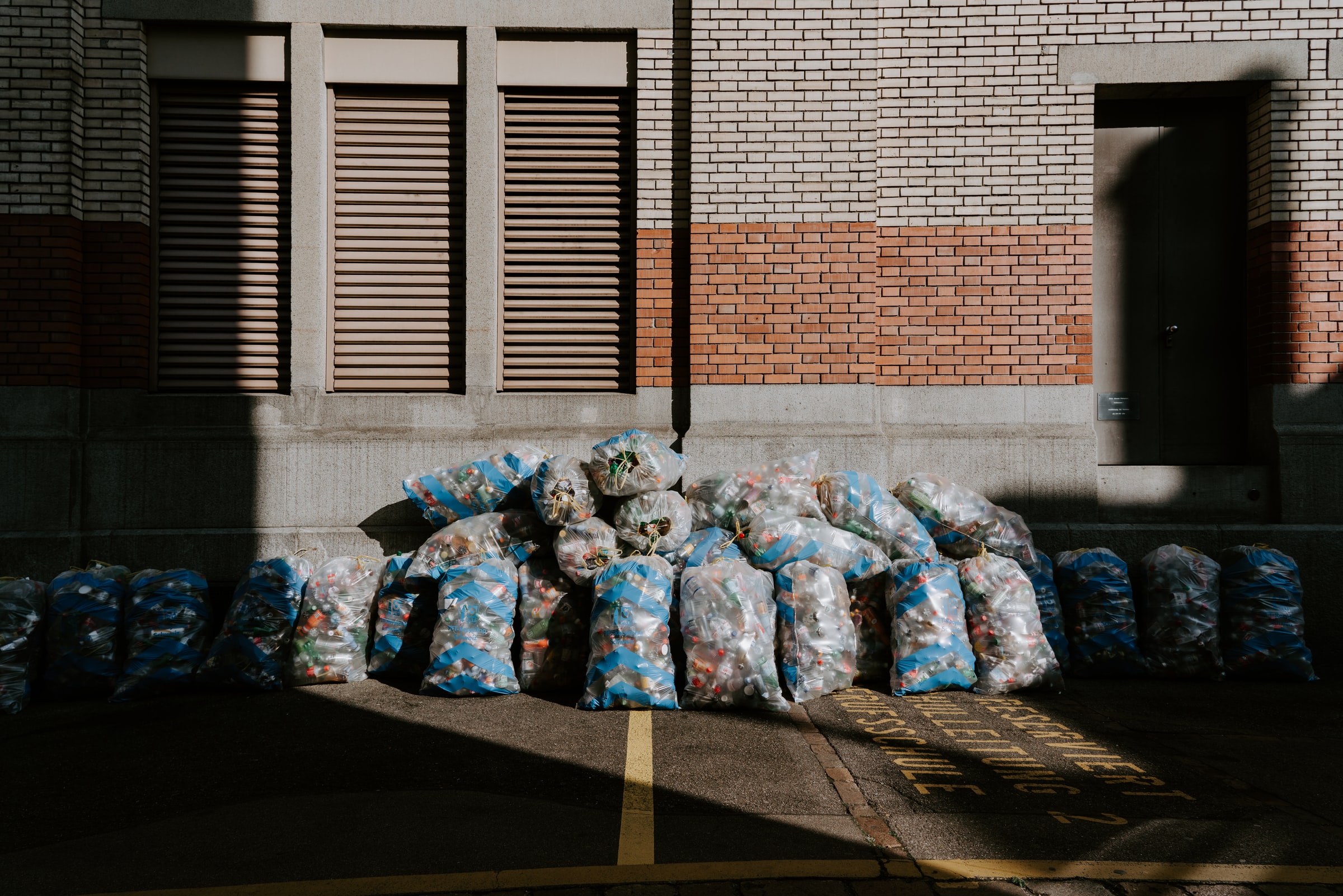 recycling in bags