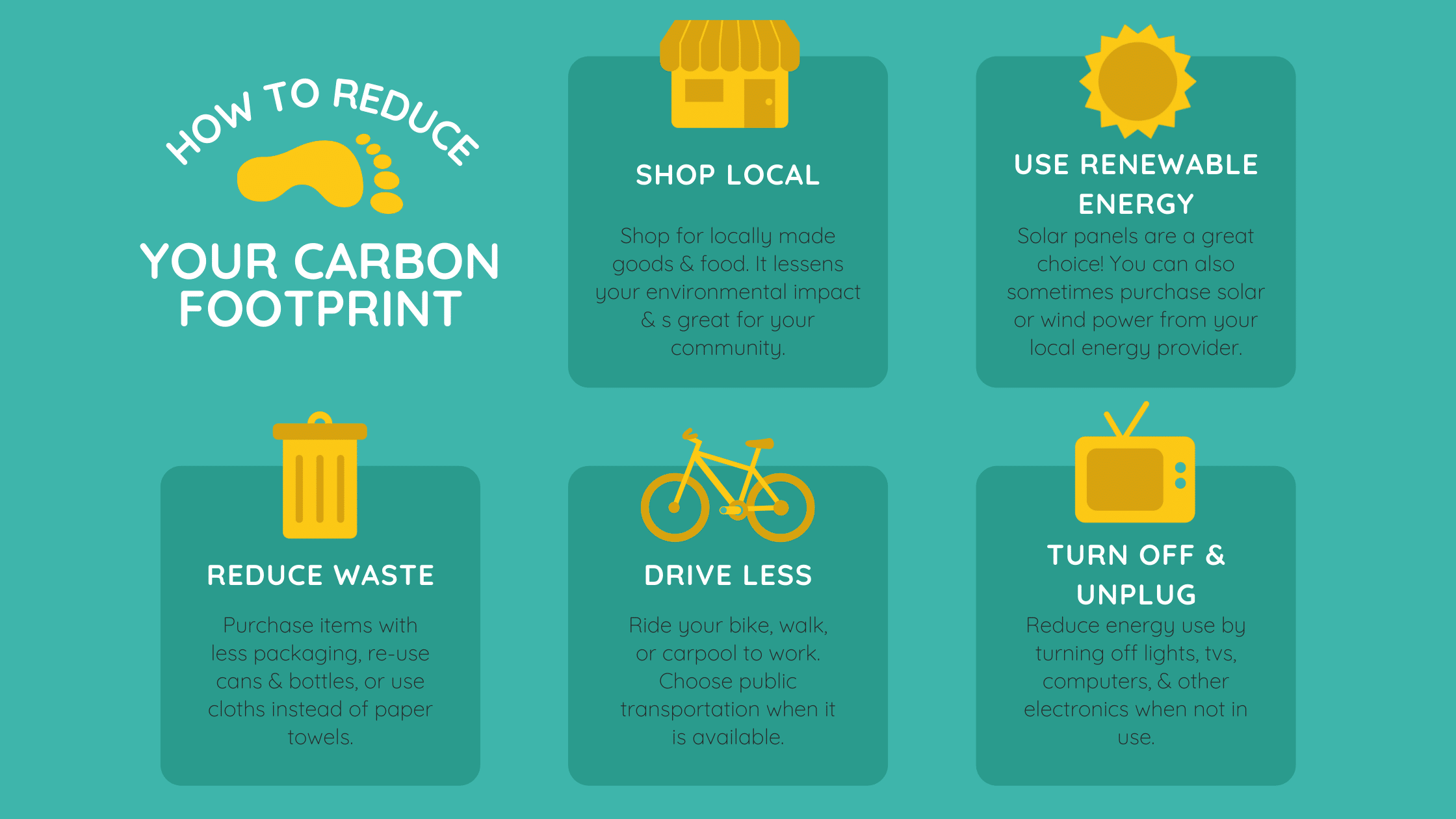 Simple Tips to Reduce Your Carbon Footprint